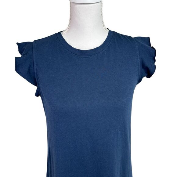 Southern Tide Mikala Sun Farer In Navy Ruffle Sleeve Dress Size S - Picture 3 of 13